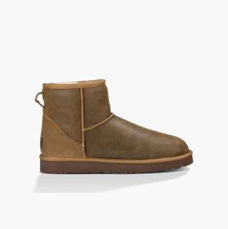 UGG Classic Mini Bomber Brown Boots for Men (ZUHR19453)